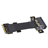 JMT PCI-e 4.0 M.2 WiFi A.E Key A+E to PCI-e x1/ x4/ x16 Slot Riser Extender Adapter Card Ribbon Gen4.0 PCIE Cable Wireless Network Card 8G/BPS