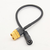Charging Adapter Cable Soft Silicone 30cm DC5.5 2.5 Female To XT30 XT60 Female for SKYZONE For Fatshark Goggles