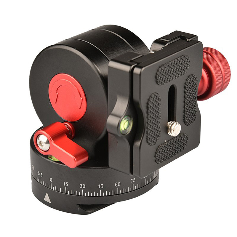 Hydraulic Head Mini Gimbal 360 Degree Rotation Fluid Video Head Akka Base for Tripod Mobile Monopod Bracket for SLR DSLR Cameras