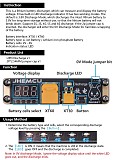 JHEMCU Ruibet 2-6S LIPO Discharger Module Built-in LED Indicator 3.8V 0V Mode for RC XT30 XT60 LIPO Battery Storage Disposal