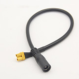 Charging Adapter Cable Soft Silicone 30cm DC5.5 2.5 Female To XT30 XT60 Female for SKYZONE For Fatshark Goggles