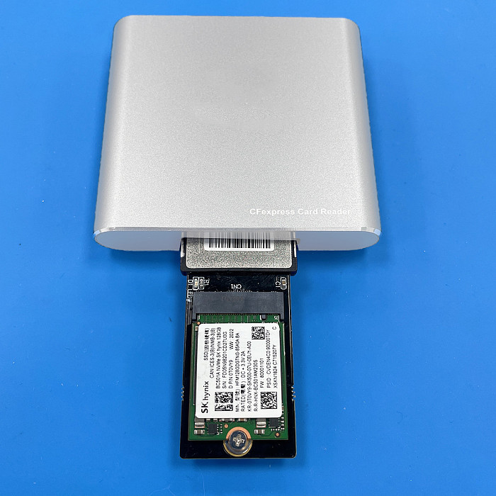 JMT CFexpress to M.2 NVME 2230 M-Key Expansion Card with Heatsink PCIe4.0 Gen4x2 R94A V4.1 CFexpress to SSD Adapter Supports Canon R5 Z6Z7 Xbox (2230 SSD Not Included)