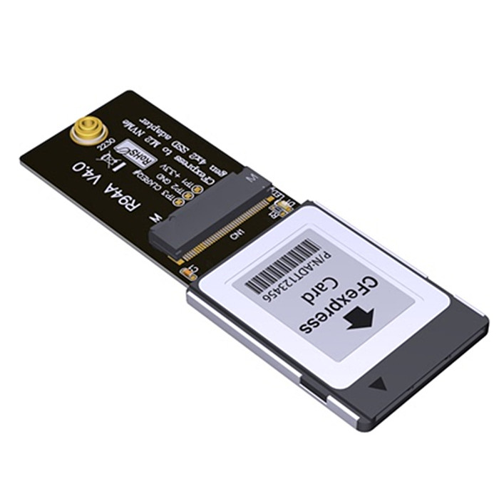 JMT CFexpress to M.2 NVME 2230 M-Key Expansion Card with Heatsink PCIe4.0 Gen4x2 R94A V4.1 CFexpress to SSD Adapter Supports Canon R5 Z6Z7 Xbox (2230 SSD Not Included)