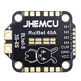JHEMCU RuiBet 45A BLHELI_S Dshot600 3-6S Brushless 4in1 ESC 30x30mm for FPV Freestyle Flight Controller Stack DIY Parts