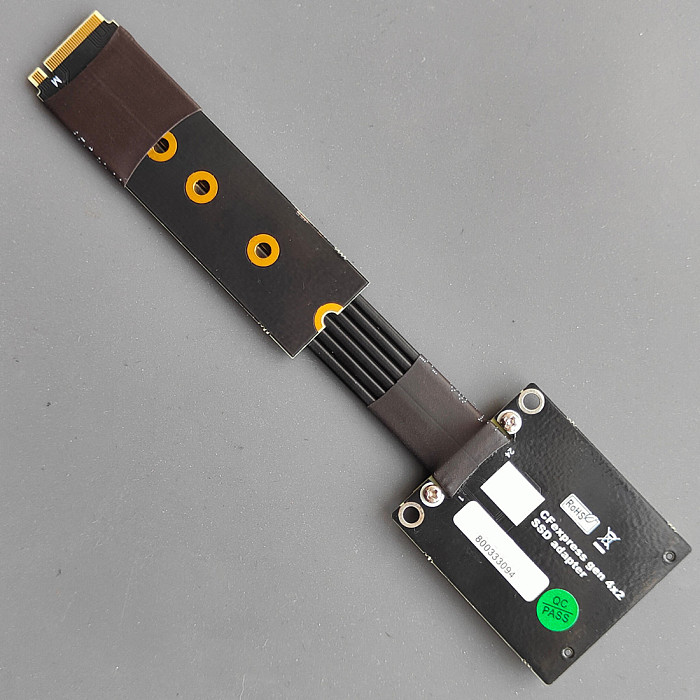 JMT CFexpress Type B to M.2 NVMe 2280 Key-M SSD PCIe 4.0 Extension Cable CFe Converter Compatible for Canon R5 Nikon Z6Z7 Xbox Storage Card Adapter