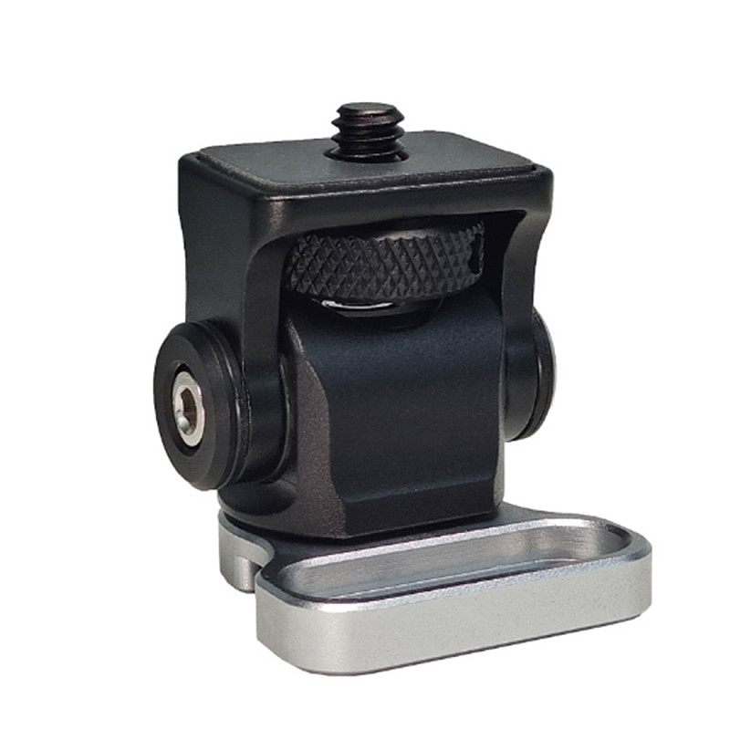 Adjustable Damping Head DSLR Camera Monitor Mount Holder Bracket with Wire Winder Holder Clip for Camera Cage Rig Cable Adapter