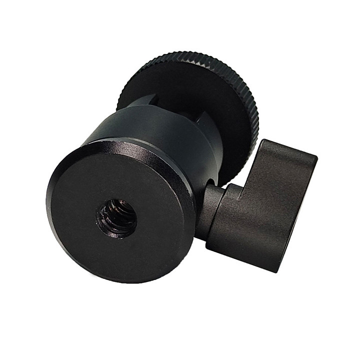 Monitor Mount With 1/4 Screw Mount Ball Head Panorama Tripod Mini Aluminum Alloy 360Degrees Swivel Stand Photography Accessories