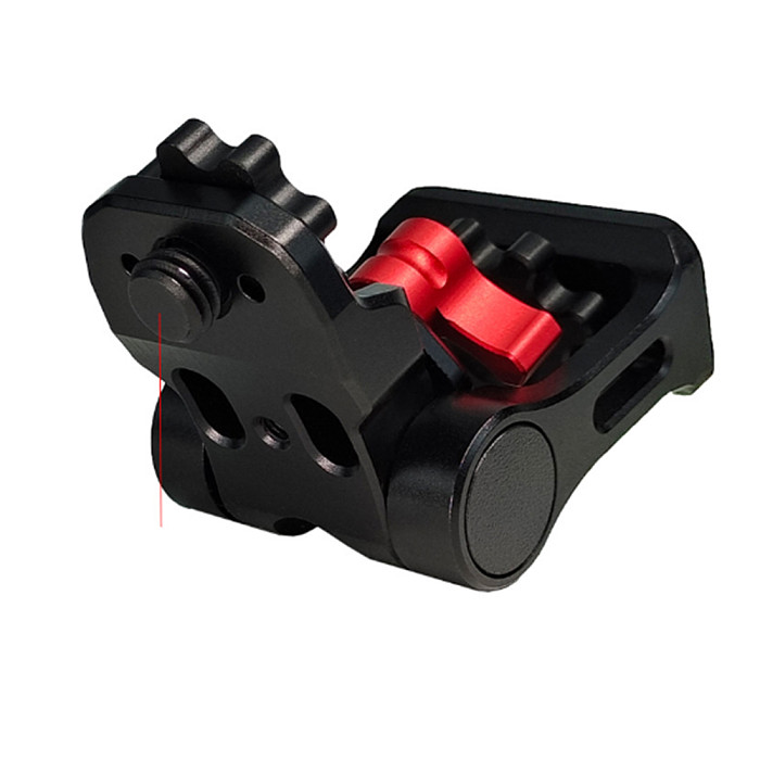 170 Degree Tilt Adjustable Monitor Mount Holder with ARRI Locating Pin For DSLR Camera Cage Monitor Screen Video Light Bracket