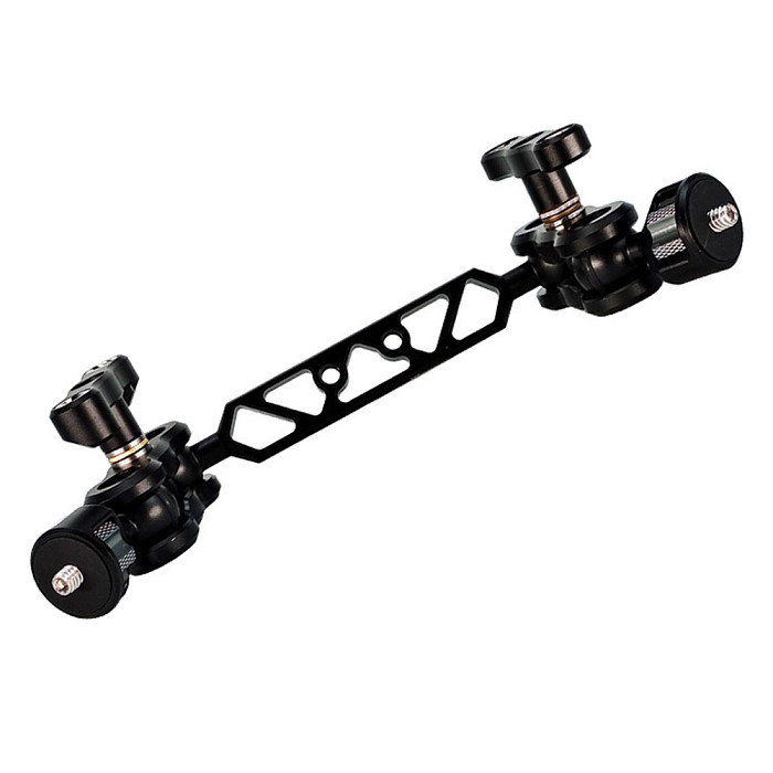 5inch/11inch Dual Aluminum Camera Articulating Magic Arm Ballhead Extension Bar with 1/4  Screws For DSLR Camera Monitor Support