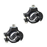 2PC Motorcycle Mount Bracket Bicycle Accessories Mirror Clamp Rear View Mirror Holder Bumper Modified Headlight Stand Bracket