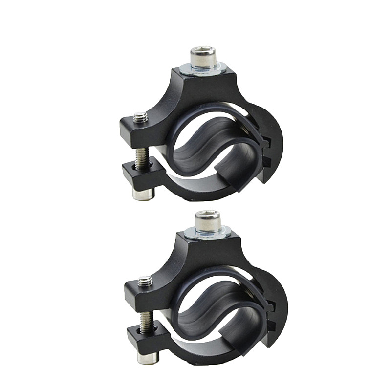 2PC Motorcycle Mount Bracket Bicycle Accessories Mirror Clamp Rear View Mirror Holder Bumper Modified Headlight Stand Bracket
