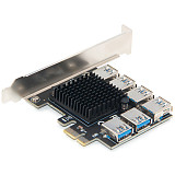 XT-XINTE PCI Express Adapter Card PCI e to USB 3.0 Converter Controller PCIe 1x to 6 ports USB3.0 Adapter PCI-e Expansion Card