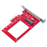 XT-XINTE U.2 to PCI-E X4 Expansion Card PCIe X4 to U.2 Riser Card SF8639 PCI Express X4/X8/X16 Computer Hard Drive SSD Converter