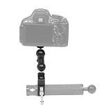 Universal SLR Camera Mini Magic Arm Bracket Monitor Support Hot Shoe Ball Head Mount Adapter with Super Clamp Claw Crab Clip