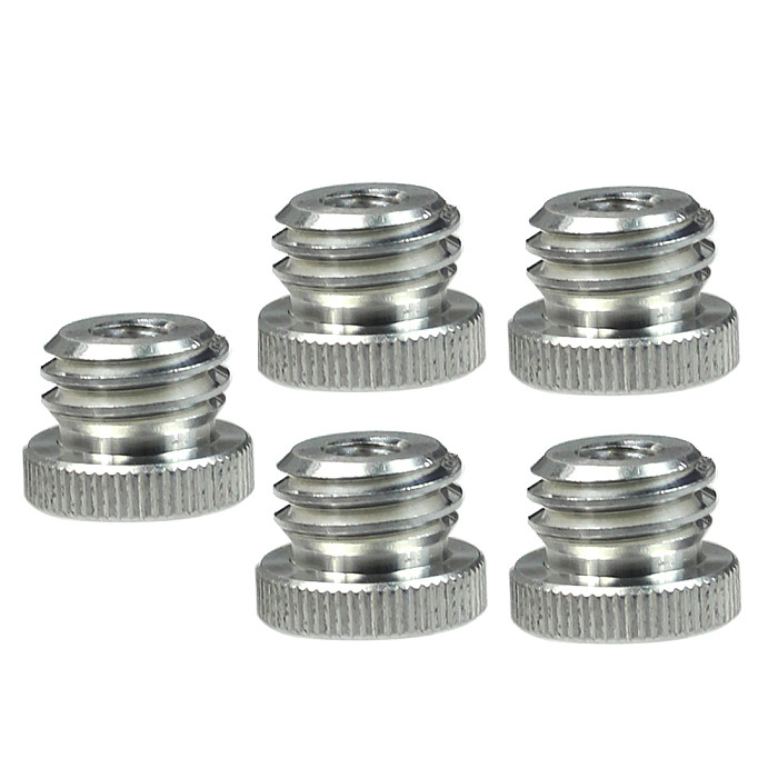FEICHAO 1/4 to 5/8,3/8 to 5/8 Adapter Screw for Laser Level Tripod Adapter Light Stand Bracket Monopod Photography Accessories