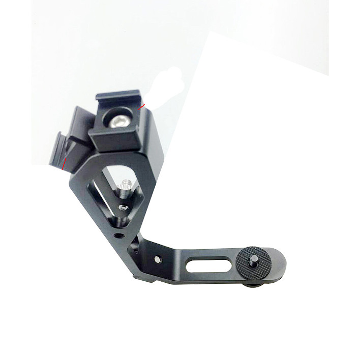 Handle Grip with Cold Shoe Mount for Ronin S/SC for Zhiyun Crane Handheld Gimbal Stabilizer Mic Monitor Stand Extension Bracket