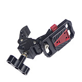 Generic Super Crab Clamp With T-Handle & Universal V-Lock Mount Quick Release Adapter For DSLR Camera Battery Mounting