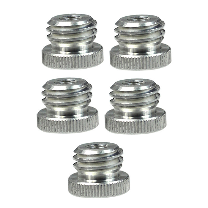 FEICHAO 1/4 to 5/8,3/8 to 5/8 Adapter Screw for Laser Level Tripod Adapter Light Stand Bracket Monopod Photography Accessories