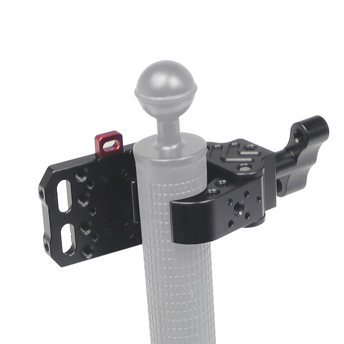Generic Super Crab Clamp With T-Handle & Universal V-Lock Mount Quick Release Adapter For DSLR Camera Battery Mounting