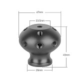 Strong Magnetic Sucker Expansion Base Mount Tripod Ballhead for Fixed Refit Roof Light Car Photography Phone DSLR Camera Stand