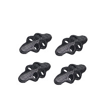 4pcs for Roma F5 Frame Footpads 3D Printed TPU Material Black Mount For DIY FPV Racing Drone