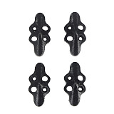 4pcs for Roma F5 Frame Footpads 3D Printed TPU Material Black Mount For DIY FPV Racing Drone