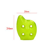 4pcs For Nazgul 5 V2 Frame Footpads 3D Printed TPU Material Yellow Mount For DIY FPV Racing Drone