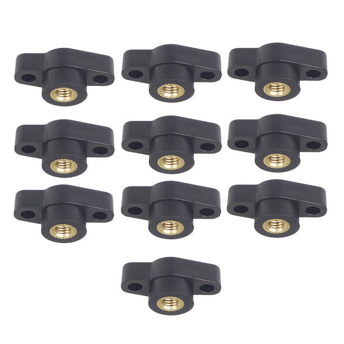 BGNing 10x Plastic M5 Adjustable Hand Tightening Nut Z-type Copper Core Screw Nuts 10pcs Camera Photo Studio Accessories