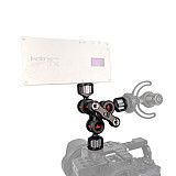 Triple Ball Head Mount Adapter Magic Arm with 1/4  Screw Monitor DV Video Light Bracket for DSLR Camera Photo Studio Accessories
