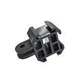ABS Plastic 3-way Cold Shoe Mounting Bracket 1/4 Slot for Gopro Action Cameras Fill light Microphone Tripod Extension Adapter