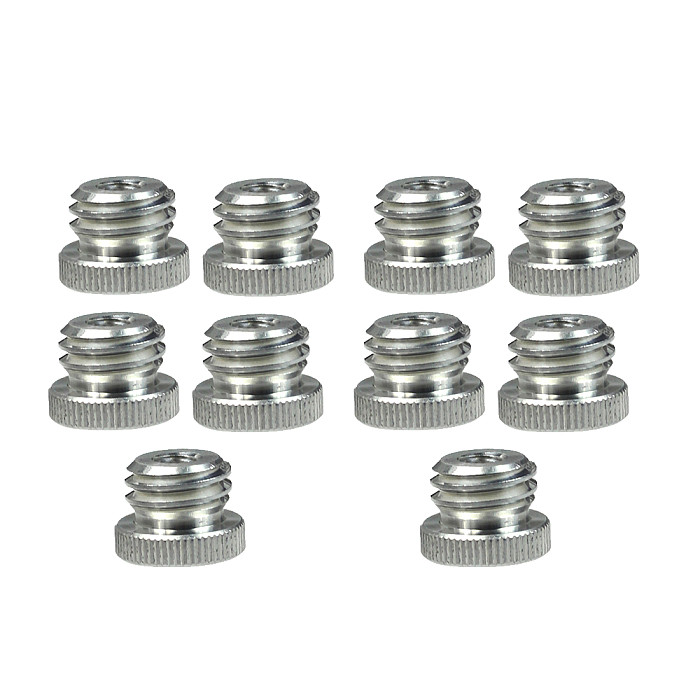 FEICHAO 1/4 to 5/8,3/8 to 5/8 Adapter Screw for Laser Level Tripod Adapter Light Stand Bracket Monopod Photography Accessories
