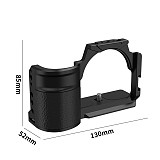 Aluminum Alloy Camera Cage Rig Handle Grip for Sony ZV-E10 Protective Cover Frame Case with Cold Shoe Mount dSLR Accessories