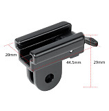 for Gaciron Bicycle Headlight Holder Front Lamp Buckle Quick Mount Release Adaptor Light Bracket w Camera Mount Holder for GOPRO