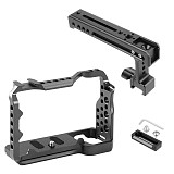 BGNing Aluminum Alloy Full Cage for Sony A7C Camera Protective Frame Rig Cover Case with Top Silder Handle Grip dSLR Photography