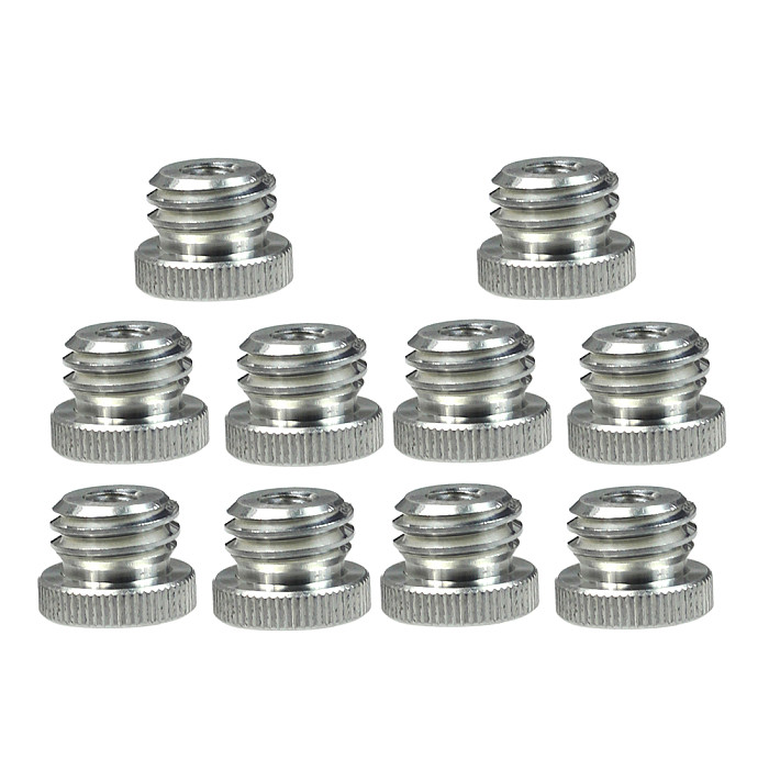 FEICHAO 1/4 to 5/8,3/8 to 5/8 Adapter Screw for Laser Level Tripod Adapter Light Stand Bracket Monopod Photography Accessories