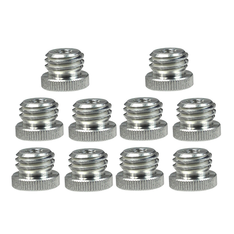 FEICHAO 1/4 to 5/8,3/8 to 5/8 Adapter Screw for Laser Level Tripod Adapter Light Stand Bracket Monopod Photography Accessories