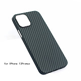 Amstar Real Carbon Fiber Ultra-thin Anti-Knock Protective Case for iPhone 13  Pro Max  Pure Carbon Fiber Phone Cover Cases