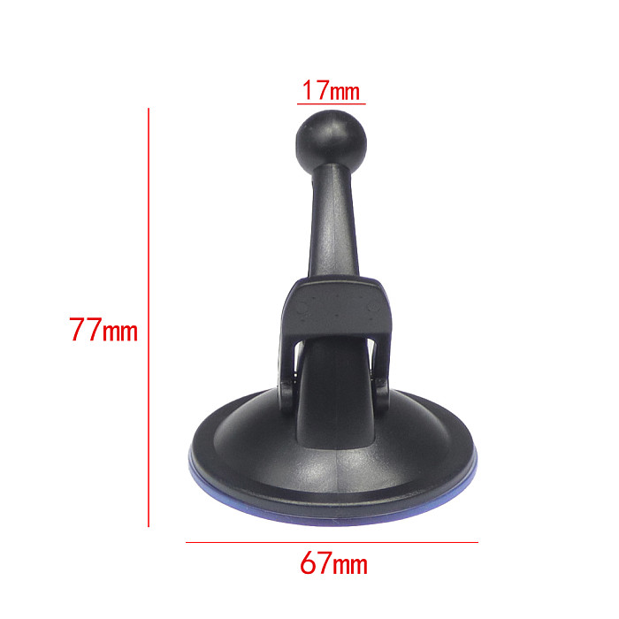 BGNing Aluminum Alloy 17mm Ball Head Adapter Clip for Gopro Hero10 9 Camera Car Auto Mounting Bracket to Metal Recorder Sucker