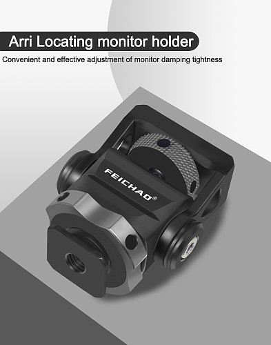 For GoPro13 DSLR Camera Adjustable Camera Monitor Holder Swivel and Tilt Adjustable Monitor EVF Mount with Cold Shoe Mount ARRI Locating Pin