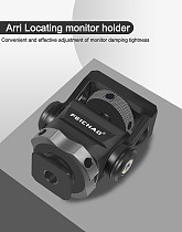DSLR Camera Adjustable Camera Monitor Holder Swivel and Tilt Adjustable Monitor EVF Mount with Cold Shoe Mount ARRI Locating Pin