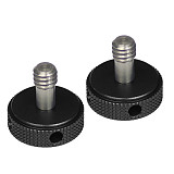 1/4 -12 Stainless Steel Thumb Knob Lock Screw Adapter for SLR Camera Stand Flash Light Bracket Photo Studio Accessories