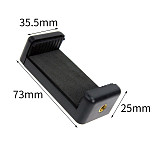Monitor Stand 180 Degree Adjustable Damping Gimbal Black Plastic Phone Clip for Ronin S/SC Zhiyun Yunhe 3/Microbi S