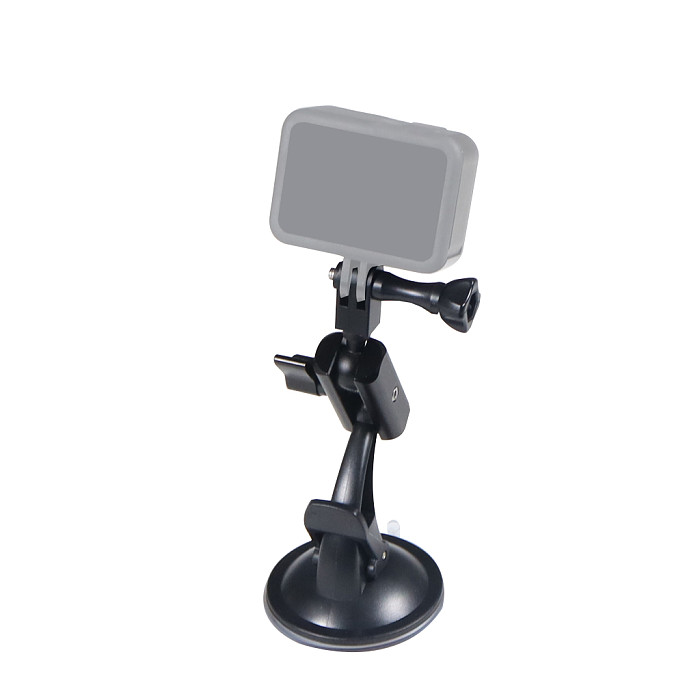 BGNing Aluminum Alloy 17mm Ball Head Adapter Clip for Gopro Hero10 9 Camera Car Auto Mounting Bracket to Metal Recorder Sucker