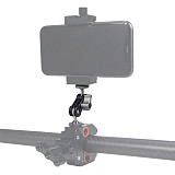 Mini Tripod Magic Arm Mobile Phone Holder Universal 1/4 Inch Screw Stainless Steel Ball Head for Monitor LED Flash Video Light