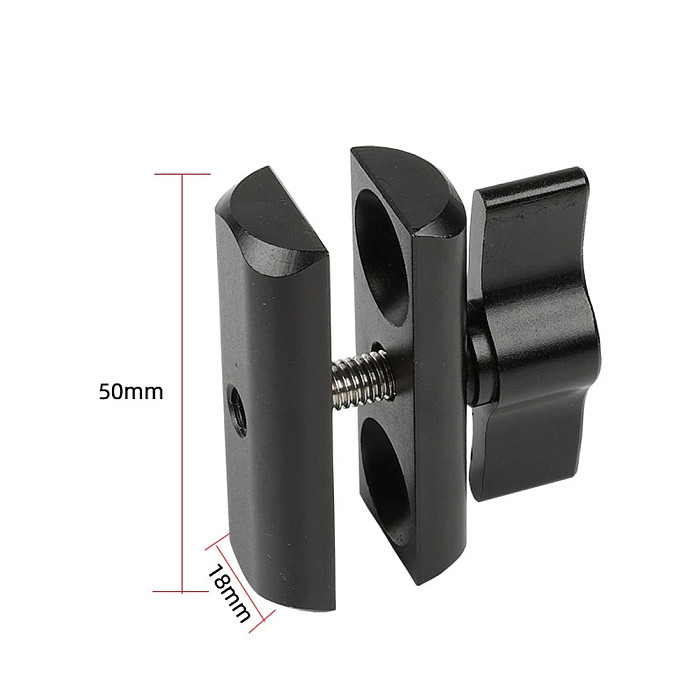 BGNing Aluminum Alloy 17mm Ball Head Adapter Clip for Gopro Hero10 9 Camera Car Auto Mounting Bracket to Metal Recorder Sucker