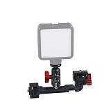 Aluminum Alloy Monitor Stand 180 Degree Adjustable Damping Gimbal Black Small Pea Pod Magic Hand Suitable for Ronin S/SC Zhiyun Yunhe 3/Microbi S