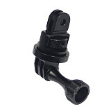 1/4 Screw Tripod Adapter Converter for Bicycle Helmet Backpack Monopod Mount for GoPro Hero 10 9 8 7 6 5 Insta360 Action Camera