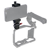 1/4 Positioning Damping Gimbal Phone Holder Monitor Holder For GOPRO10 Action Camera Rabbit Cage With Hot And Cold Shoe Camera Sony A7R3 DJI Ronin RS 2 DJI RSC 2  Huawei Mobile Phone  P40 Series MATE40