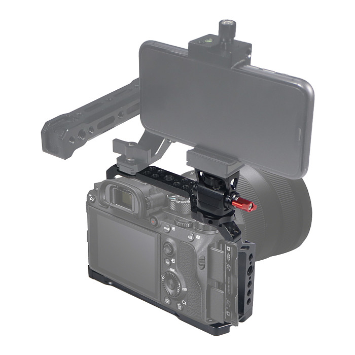 BTL-FT30 Aluminum Alloy XT20/XT30 Rabbit Cage Kit Constant Damping Aka Positioning 1/4 Turn Cold Shoe Snail Gimbal Monitor Mount For GOPRO10 Action Camera SLR Camera Sony A7R3 DJI Ruying RS 2 DJI RSC 2
