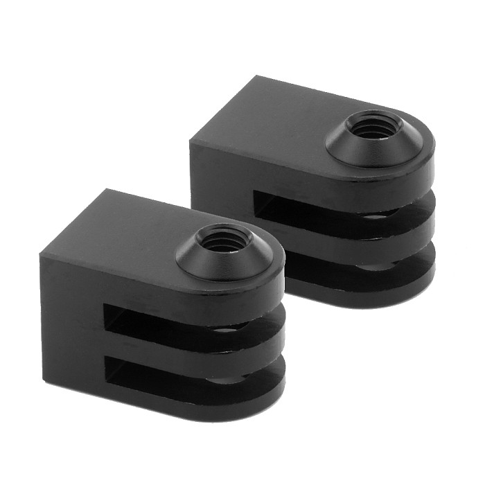 2pcs Aluminum Alloy Mini Tripod Adapter 1/4 Inch Screw Monopod For Gopro Max 10 9 8 Insta360 ONE R/X2 Action Camera